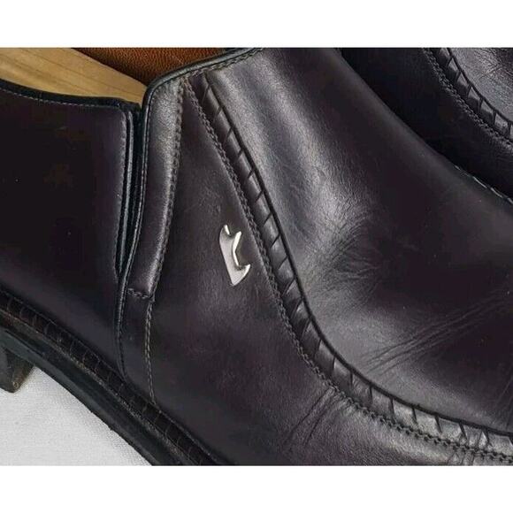 A. Testoni Slip on Loafers Casual Brown Leather Shoes UK 7 US 8 Made In ITALY main image 2